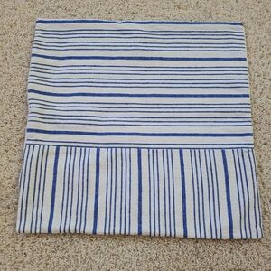 Decorative Textured Blue White Geometic Pillowcase Cover Home Decor